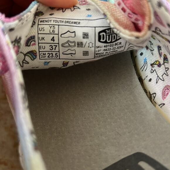 NWT Hey dude “Wendy youth dreamer” MAGIC youth size 5 - Picture 3 of 3